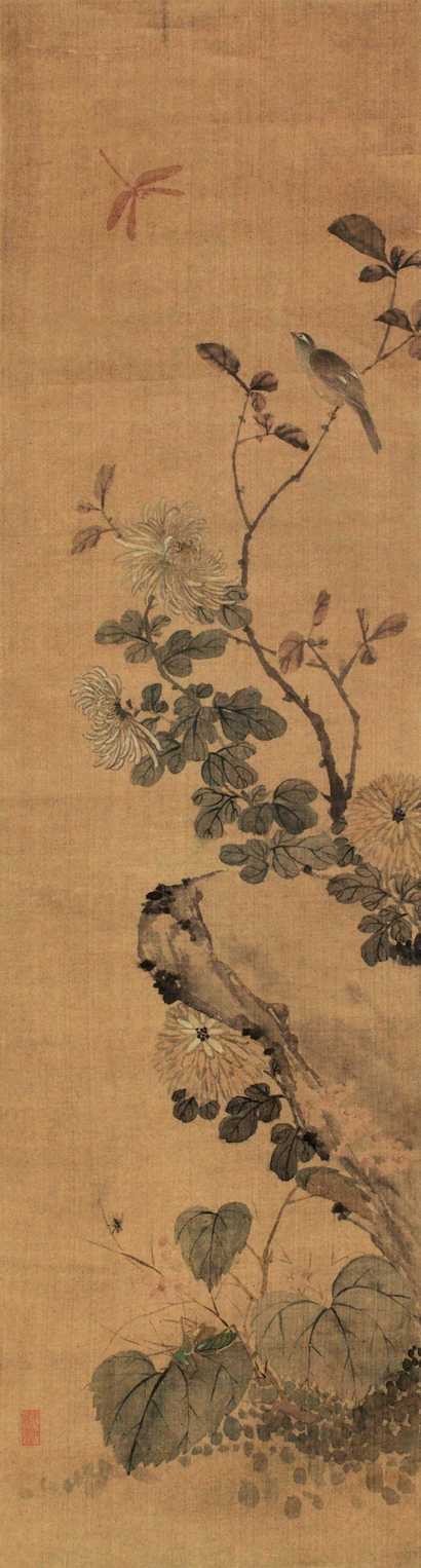 佚名 花鸟 立轴